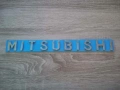 сребрист надпис Mitsubishi голям размер, снимка 1