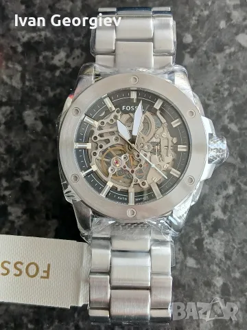 Нов масивен мъжки автоматичен часомник Fossil ME3081, снимка 3 - Мъжки - 55614890