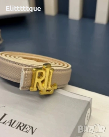 колани от естествена кожа в кутия Ralph Lauren 2см, снимка 4 - Колани - 54881560