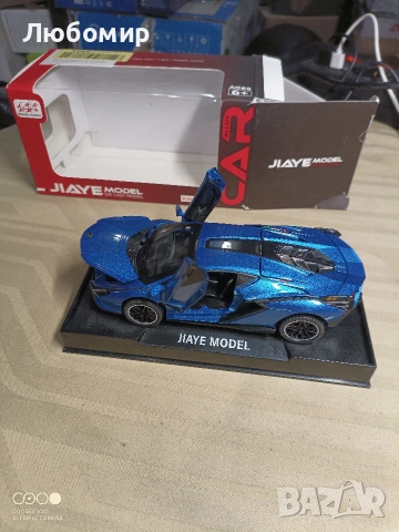 TGRCM-CZ Мащаб 1/32 Lamborghini SIÁN FKP37 Модел на кола, Звук и светлина Кола , снимка 2 - Коли, камиони, мотори, писти - 55157221