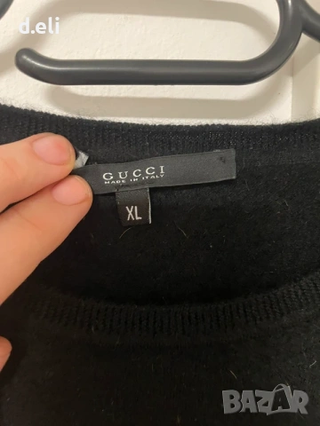 GUCCI Original 100% Кашмир. Дамски пуловер, снимка 2 - Блузи с дълъг ръкав и пуловери - 54962069