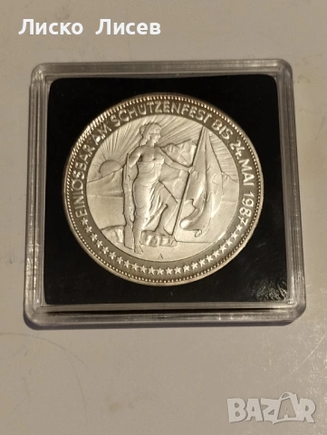 Швейцария 50 франка 1987г., снимка 4 - Нумизматика и бонистика - 54057508