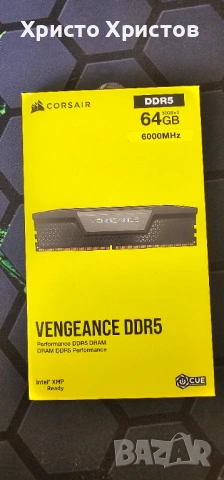 Corsair VENGEANCE 64GB (2x32GB) DDR5 6000MHz - Black