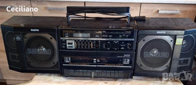 Радиокасетофон Sanyo M804SR, снимка 6 - Радиокасетофони, транзистори - 54456775