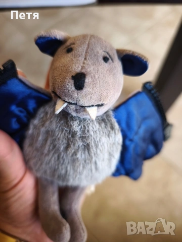 Jellycat, Zappy Batty, 1999, rare, retired, снимка 2 - Плюшени играчки - 54353627