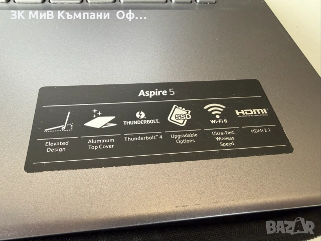 Лаптоп Acer Aspire, снимка 2 - Лаптопи за дома - 55274724