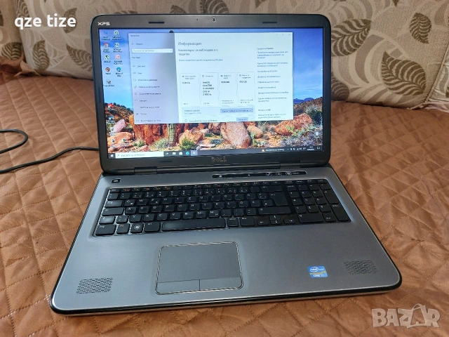 4 ядрен лаптоп Dell 17.3 инча, снимка 3 - Лаптопи за дома - 54637844