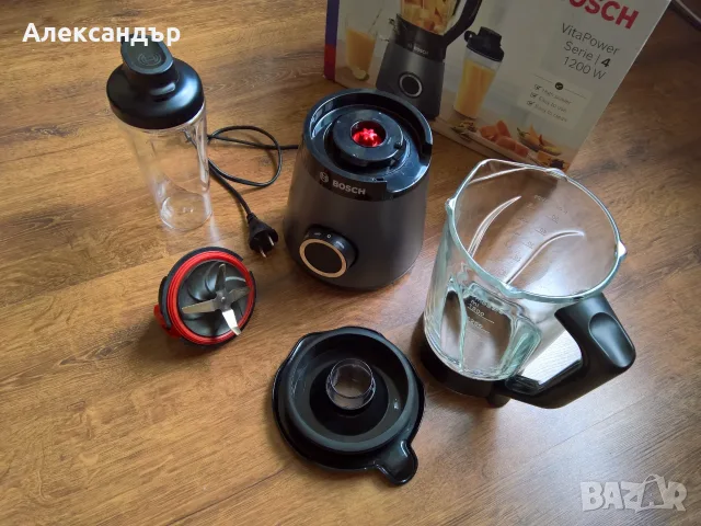 BOSCH VITAPOWER SERIES 4 MMB6174S 1200 W, снимка 6 - Блендери - 55303670