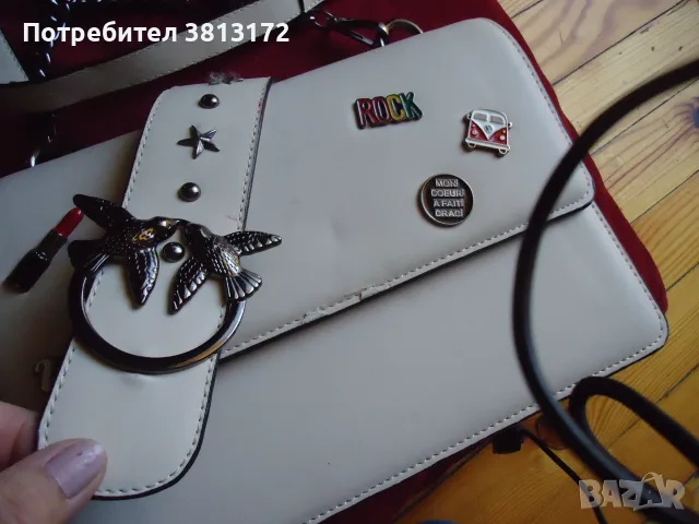 дамска чанта Pinko, снимка 2 - Чанти - 50839629