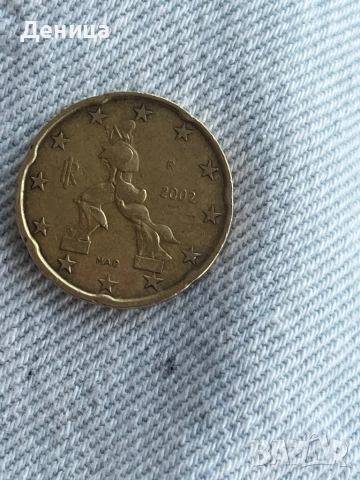 20цента от 2002г., снимка 2 - Колекции - 54346333