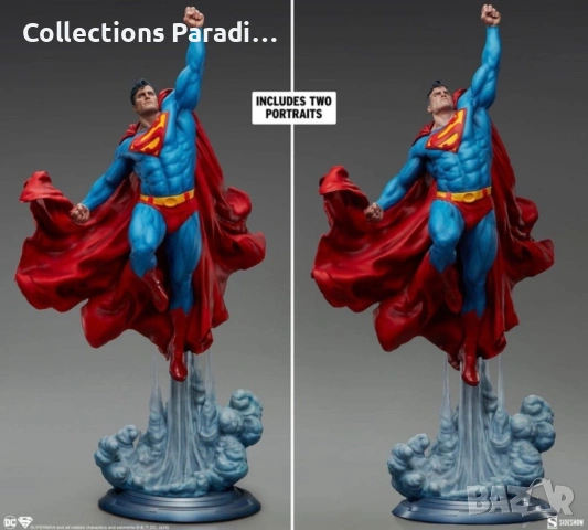 Sideshow Superman Premium Format фигура статуя колекции, снимка 7 - Колекции - 54150405