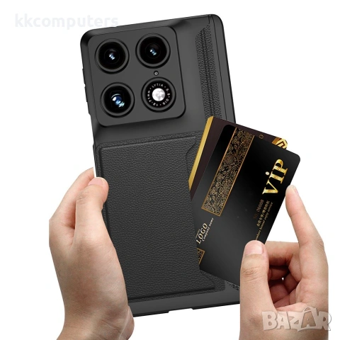 GKK за Motorola Razr Fold 5G Магнитен Калъф с Панта, Стойка, Слот за Карта и Скрийн Протектор от Зак, снимка 6 - Калъфи, кейсове - 55174677