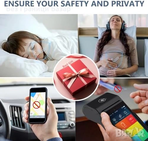 Нова RFID блокираща Faraday кутия за ключове кола с 2 калъфа блокер сигнал, снимка 8 - Други стоки за дома - 54103806