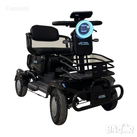 Електрическа инвалидна четириколка A1 800W (ВГРАДЕНА МУЗИКА)