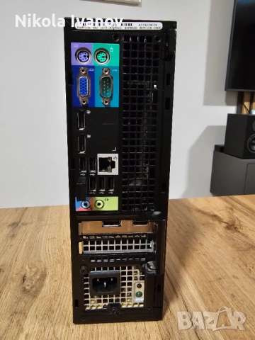 Dell Optiplex 7010 intel i5 3570 4x3.80 Ghz |Nvidia 1030|16GB RAM|128GB SSD+500GB HDD|RS232|WiFi|SFF, снимка 2 - За дома - 54634815