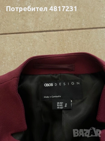 Ново женско сако ASOS design- EU 42, снимка 2 - Сака - 54565170