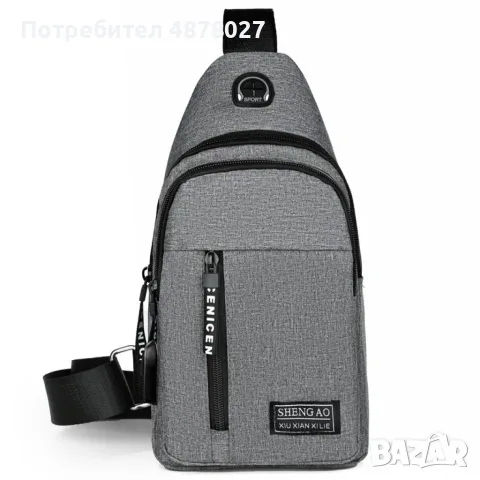 Мъжка спортна мултифункционална раница за спорт за едно рамо BAG109, снимка 5 - Раници - 55425240