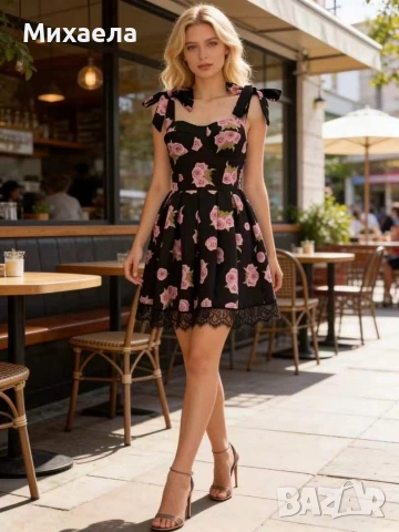 Дамски флорални рокли - различни цветове - 33€