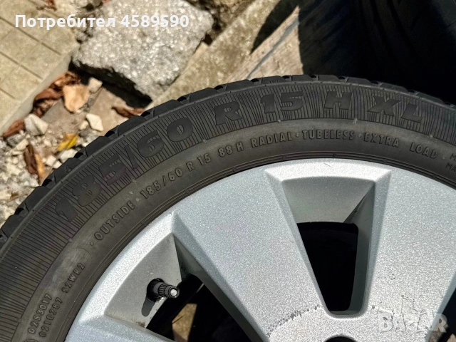 4бр.Алуминиеви джанти 15цола 4x100+ГУМИ за Opel Corsa D,E,Chevrolet Aveo,Fiat Punto, снимка 8 - Гуми и джанти - 55282507