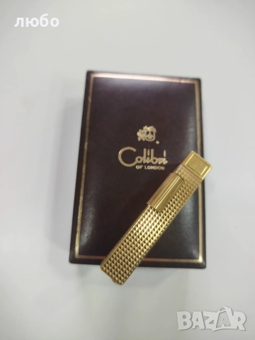ЗАПАЛКА COLIBRÍ LONDON DJON STERLING Във 20 м Златно Покритие , снимка 10 - Запалки - 54476998