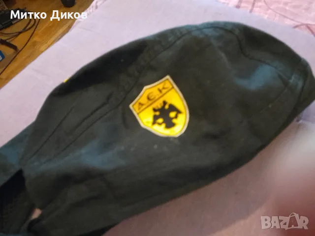 Бандана спортна шапка на АЕК нова, снимка 4 - Футбол - 55299418