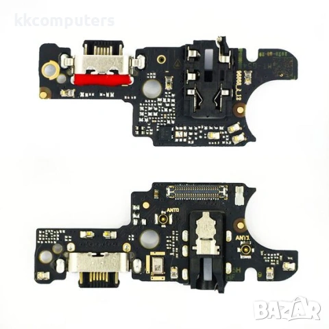 Конектор зареждане за MOTOROLA G54 (XT2343) на платка с микрофон и компоненти