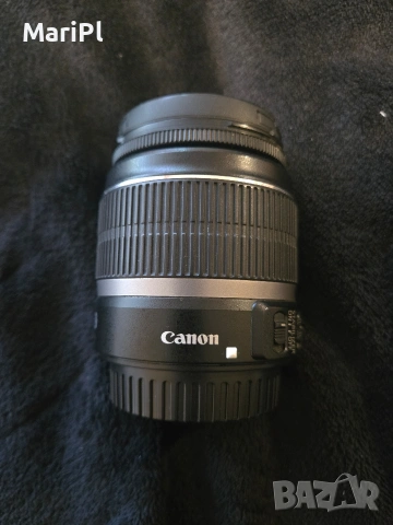 Обектив Canon EF-S 18-55mm IS - Отлично състояние, снимка 2 - Обективи и филтри - 54401138