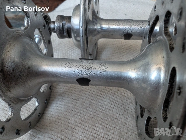 Ретро Шосйни Главини Широк Фланец Campagnolo, снимка 2 - Части за велосипеди - 55247389