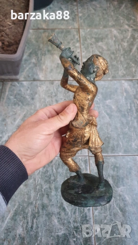 Бронзова фигура на жена, снимка 5 - Колекции - 54358904