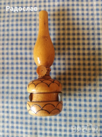 Български стар сувенир Лампа, снимка 2 - Български сувенири - 54303217