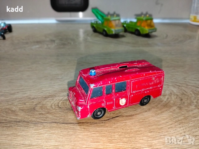 Matchbox Land Rover Fire Truck , снимка 2 - Колекции - 54161022