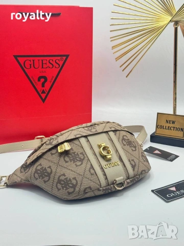 Guess Нова Дамска Кожена Чанта Гес Различни Цветове , снимка 3 - Чанти - 55288935