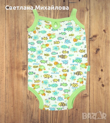 Бебешки цял бански за момиченце, TUP-TUP, зелен
