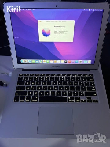 Apple MacBook Air "Core i5" 1.7 13" (Mid-2011),4 GB RAM,128 GB SSD.Model A1369-2469, снимка 2 - Лаптопи за дома - 55323567