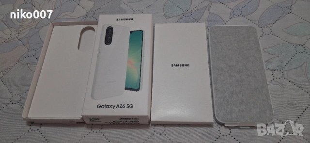 Чисто нов на топ цена Samsung galaxy A26/8GB/256GB+подарък нови слушалки и блутут колонка леново+стъ, снимка 3 - Samsung - 54615820