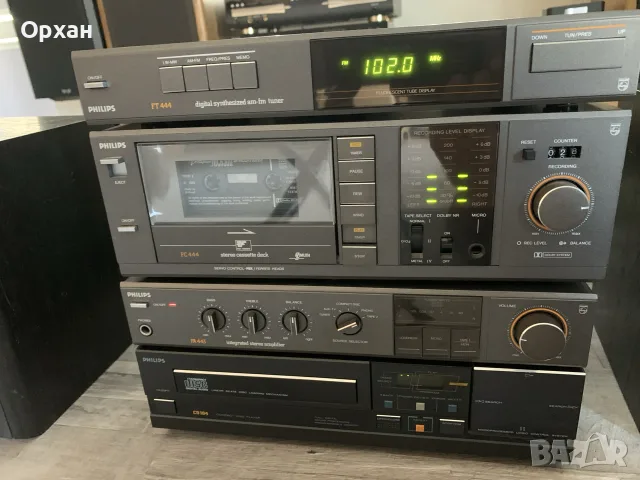 Аудио система Philips 4 части: CD 104 / FA 443 / FT 444 / FC 444 – Перфектна!, снимка 7 - Аудиосистеми - 55478461