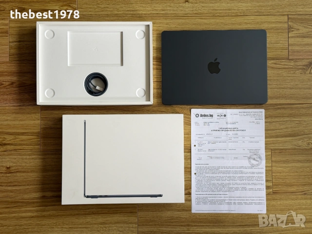 MacBook Air 13 M5`10 CPU/8 GPU/16GB RAM/512GB SSD/Гаранция/Батерия 100%-15 Цикъла/Midnight Blue/Като
