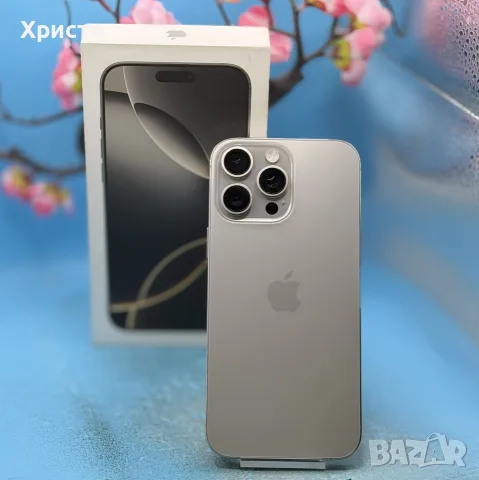 Apple iPhone 16 Pro Max, 256GB, 5G, Natural Titanium
, снимка 3 - Apple iPhone - 55391439