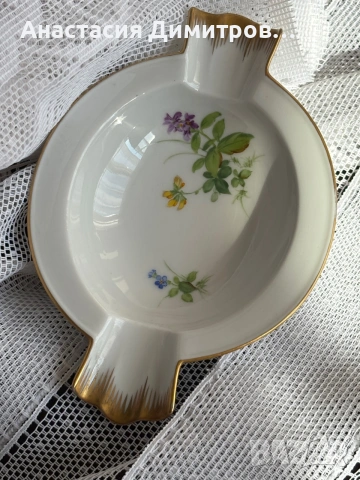 Пепелник Meissen, снимка 3 - Други ценни предмети - 55153021