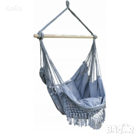 Люлка хамак в Бразилски Бохо стил, снимка 2 - Градински мебели, декорация  - 54288266