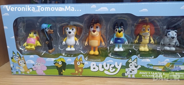 Фигурки на Блуи 4см-6см 