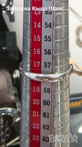 Стар сребърен пръстен 925 проба с естествен Балтийски кехлибар ., снимка 8 - Пръстени - 41521339