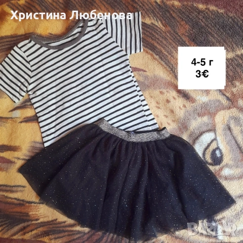 Летни дрешки за момиче 3-5 г, снимка 9 - Детски комплекти - 54396936