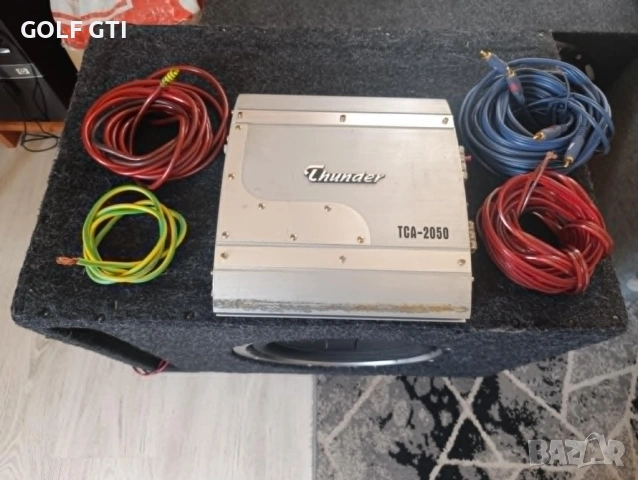 Бас 12 Pioneer + усилвател и кабели, снимка 7 - Тонколони - 54535389