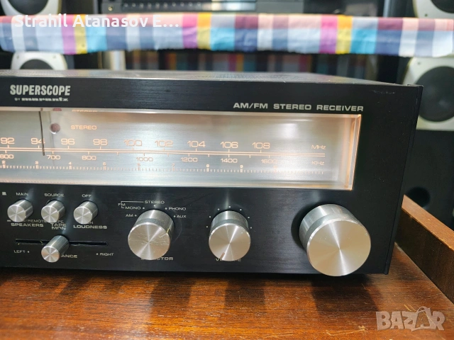 Superscope R-1232 (Marantz) Стерео Ресивър, снимка 9 - Ресийвъри, усилватели, смесителни пултове - 55286397