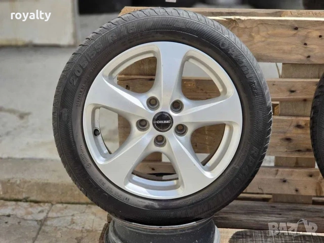 5х110 Джанти 16 Цола Опел 5x110 Opel Meriva Astra Zafira ет 40, J7 ,Централен отвор 65.1, две гуми 2