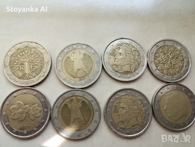Колекция редки дву еврови монети , снимка 4 - Нумизматика и бонистика - 55594176