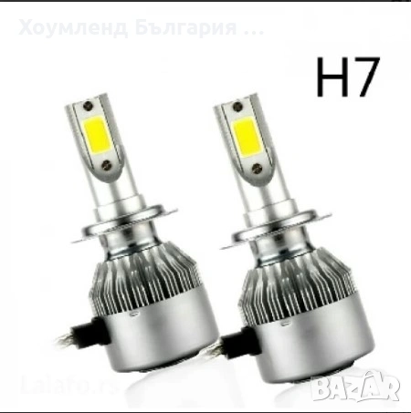 Комплект японски LED диодни крушки за фарове 2х36W 7600lm H1/H4/H7/H11, снимка 4 - Аксесоари и консумативи - 54304353