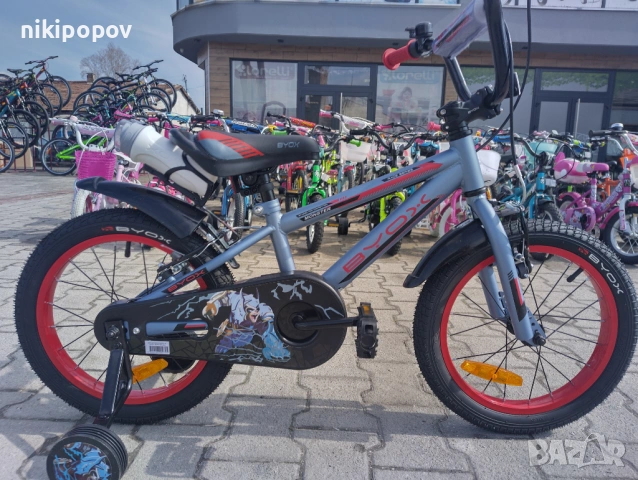 X Детски велосипед 16" MONSTER сив