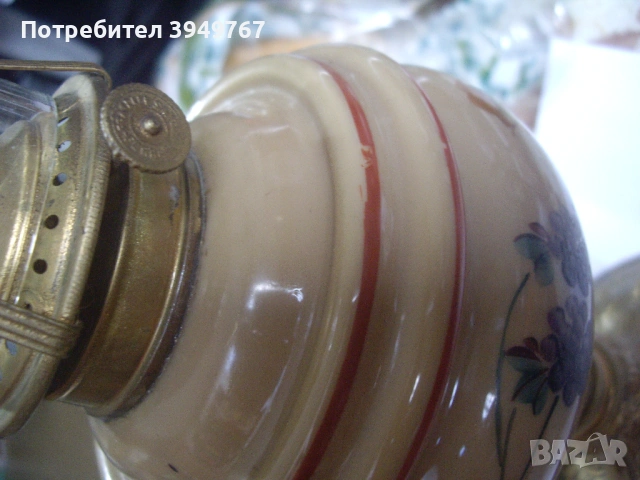 Стара газова лампа., снимка 4 - Антикварни и старинни предмети - 54531248